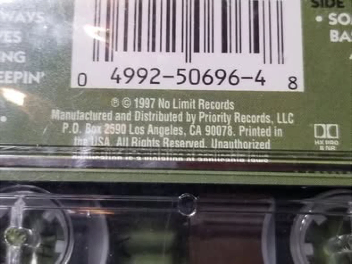 MASTER P The Ghettos Tryin To Kill Me Tape Cassette 1997 - photo 4