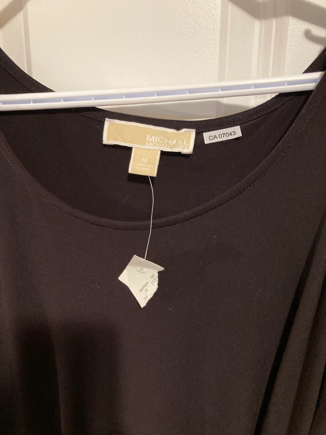 NEW Michael Kors Brown Draped Asymmetrical Dress Size M - photo 2
