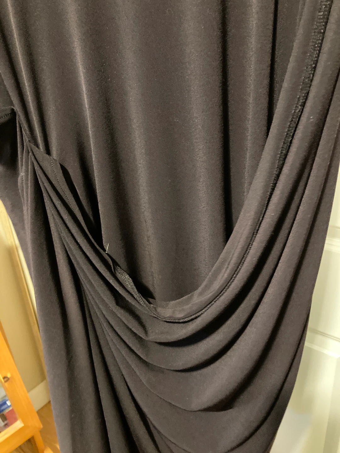 NEW Michael Kors Brown Draped Asymmetrical Dress Size M - photo 3