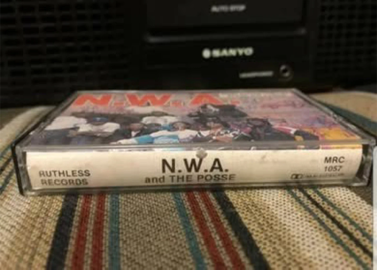 NWA and the posse 1988 rare first release white cassette - photo 3