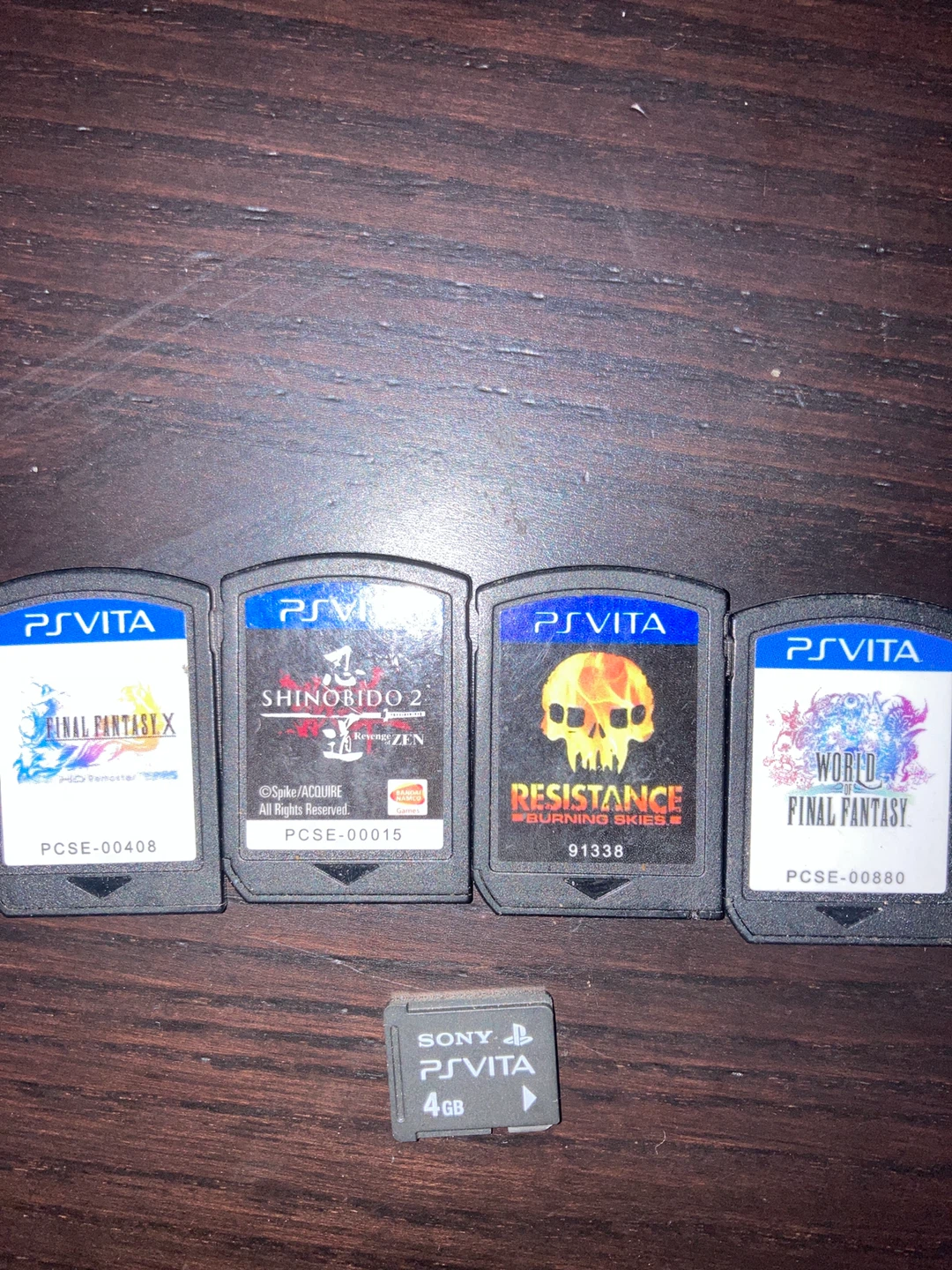 PS Vita Games and memory