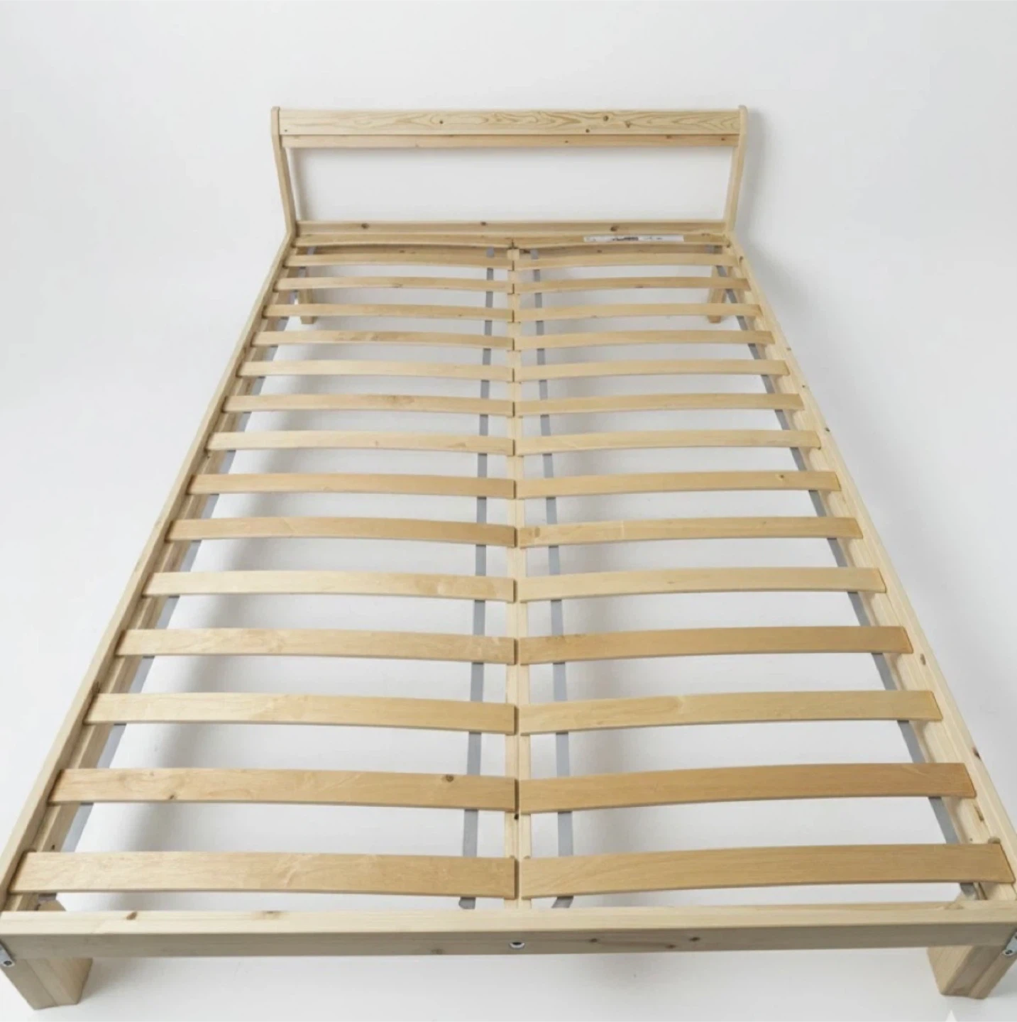 IKEA NEIDEN Full Bed Frame with Luroy Slatted bed base