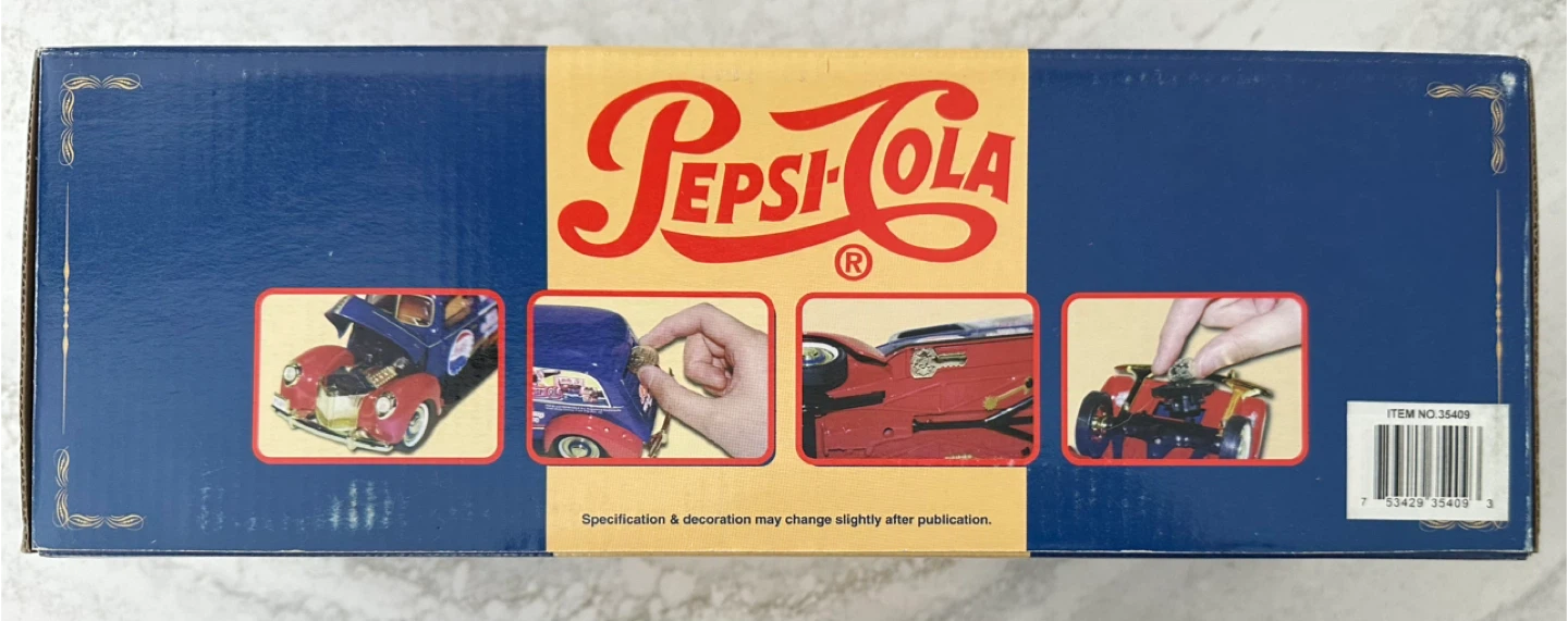 1940 Ford Replica Pepsi-Cola Die Cast Metal Bank - photo 4
