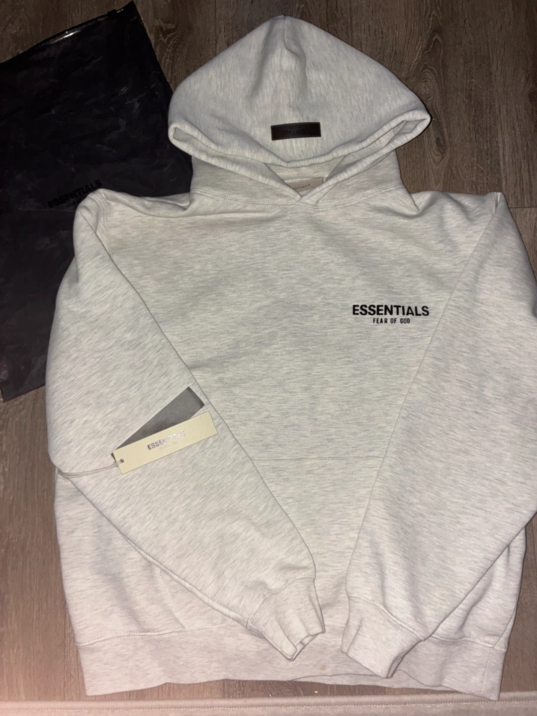 ESSENTIALS Fear of God Hoodie Light Grey Size M