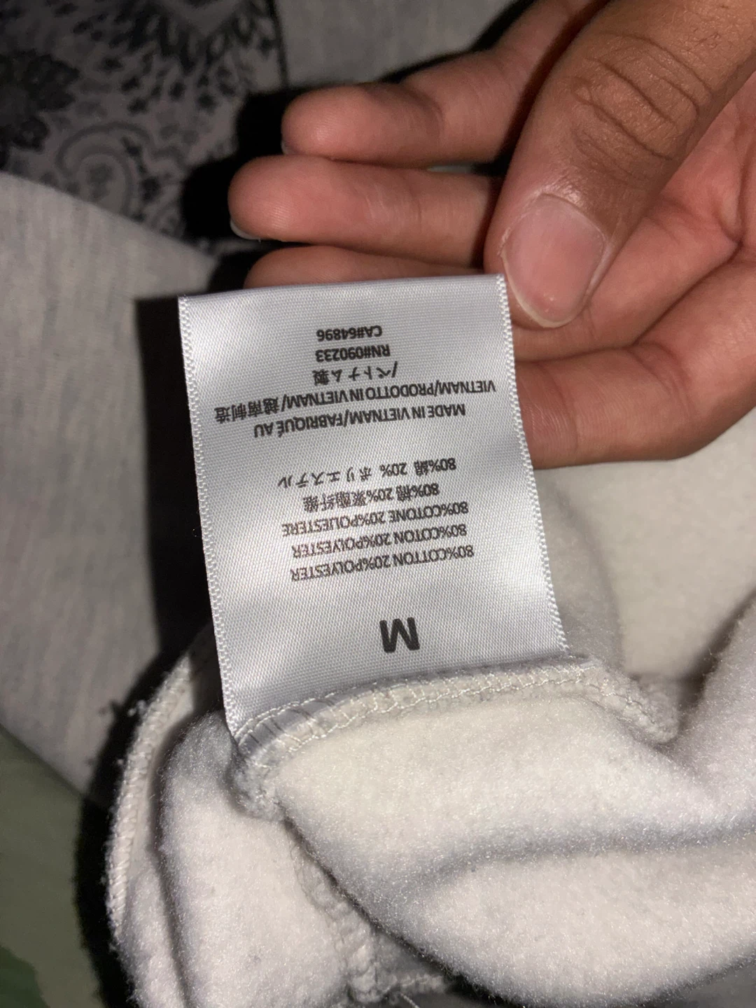 ESSENTIALS Fear of God Hoodie Light Grey Size M - photo 3