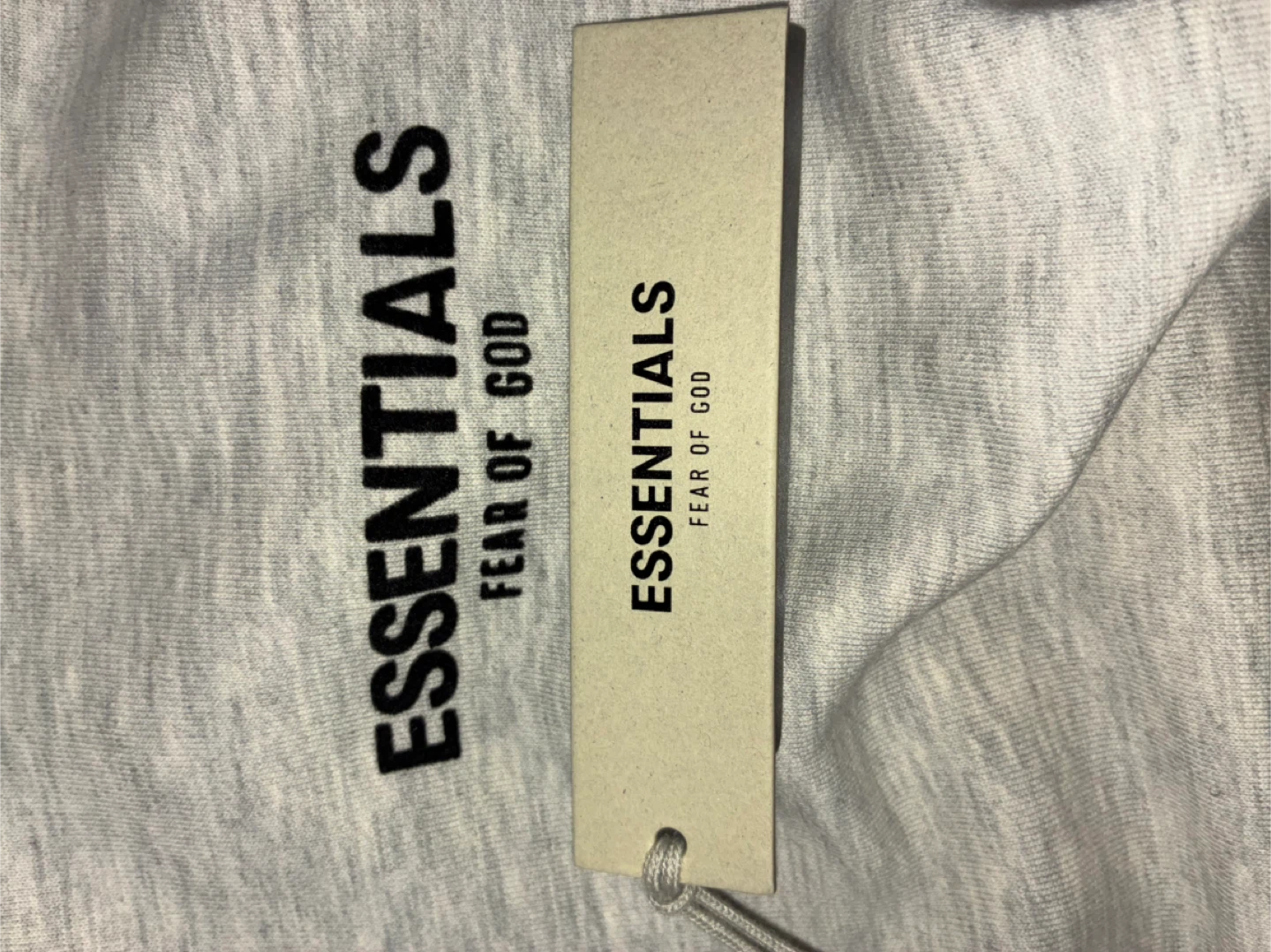 ESSENTIALS Fear of God Hoodie Light Grey Size M - photo 2
