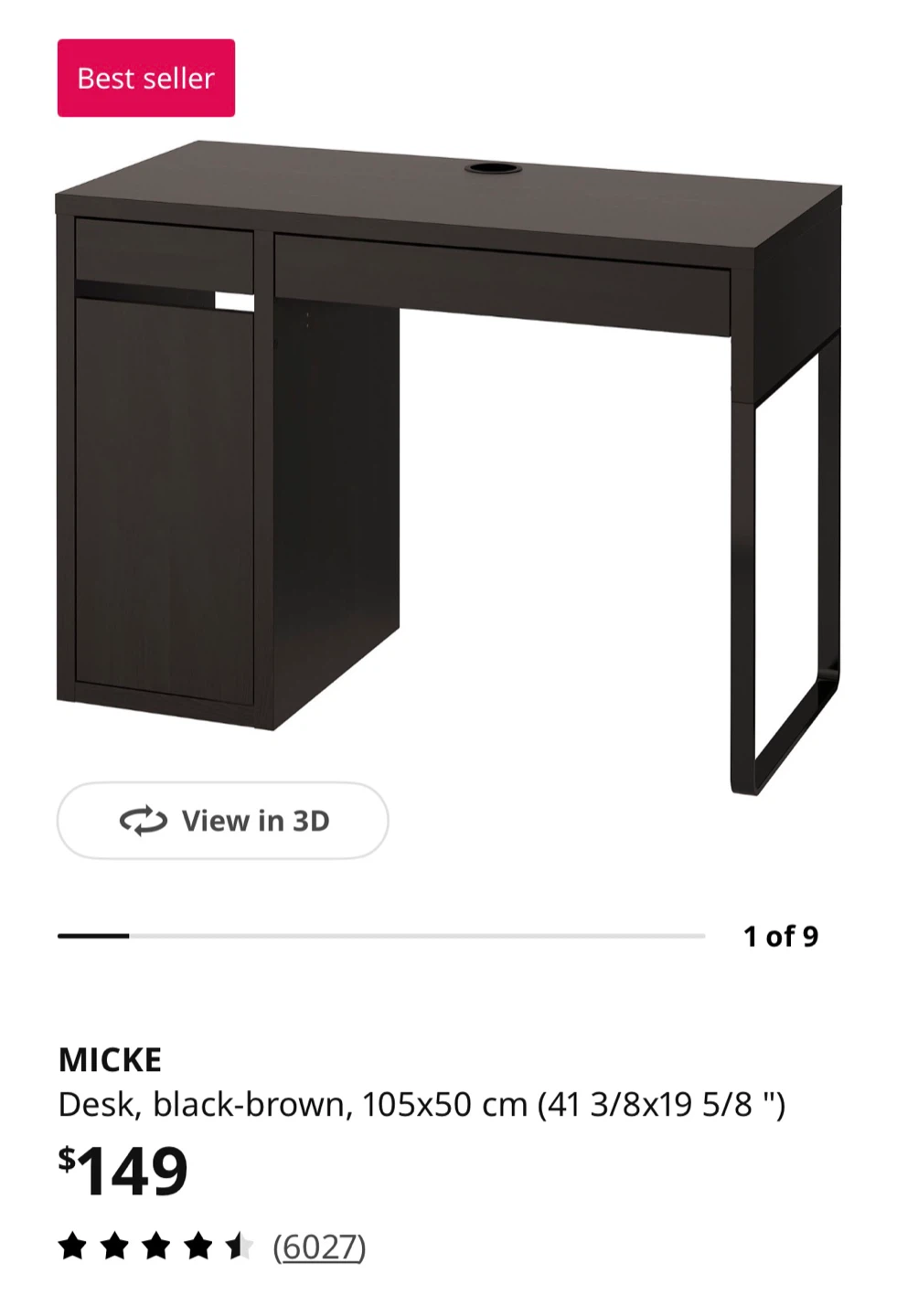 IKEA Micke Desk - photo 2