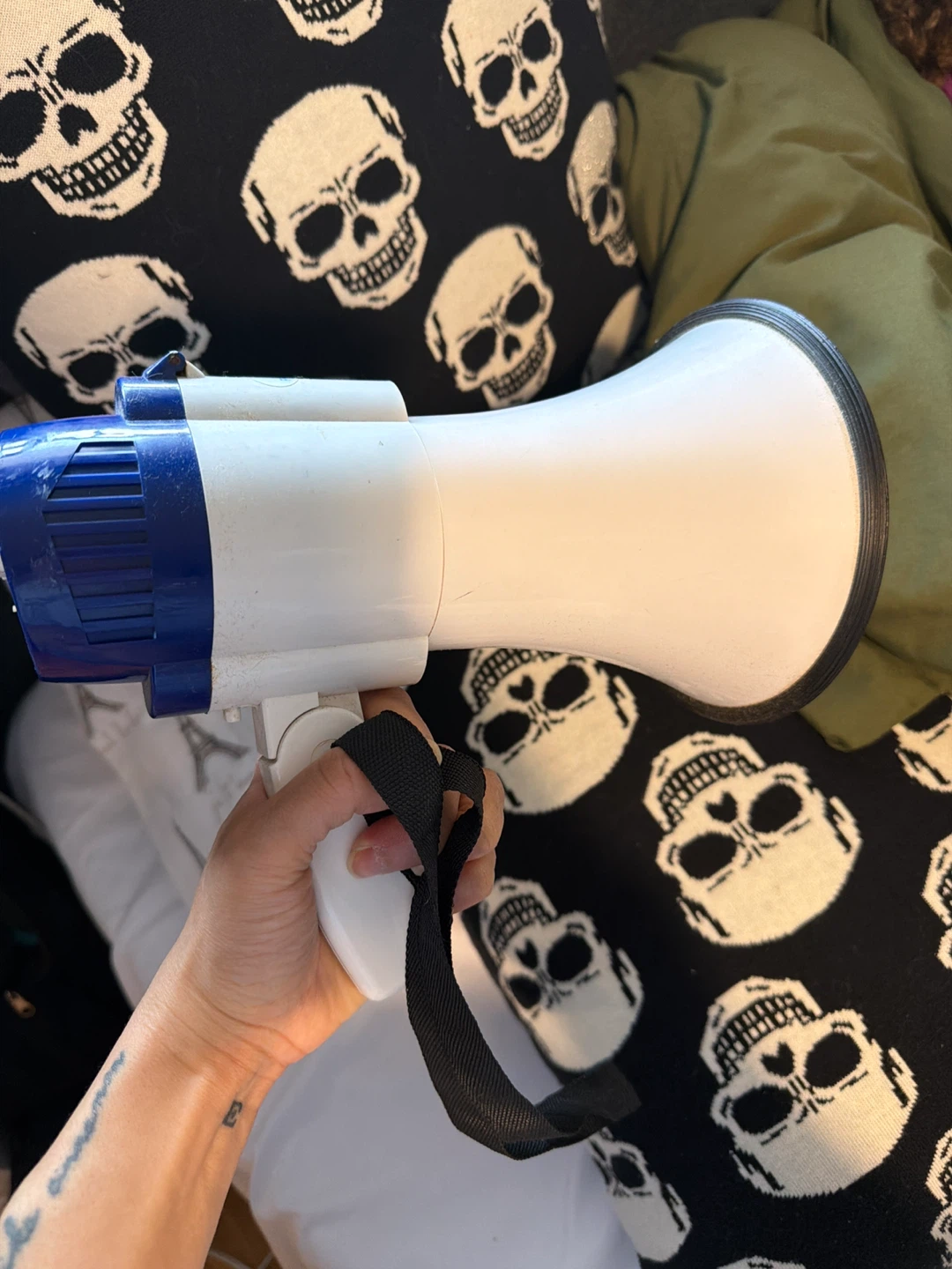 Megaphone with Alarm, Record, and Play Functions