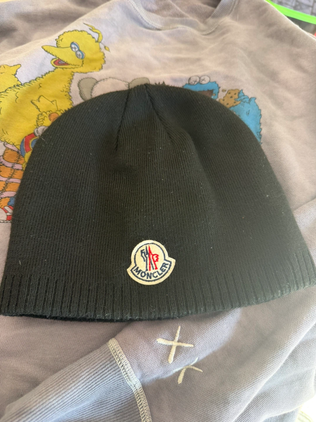 Moncler Black Beanie