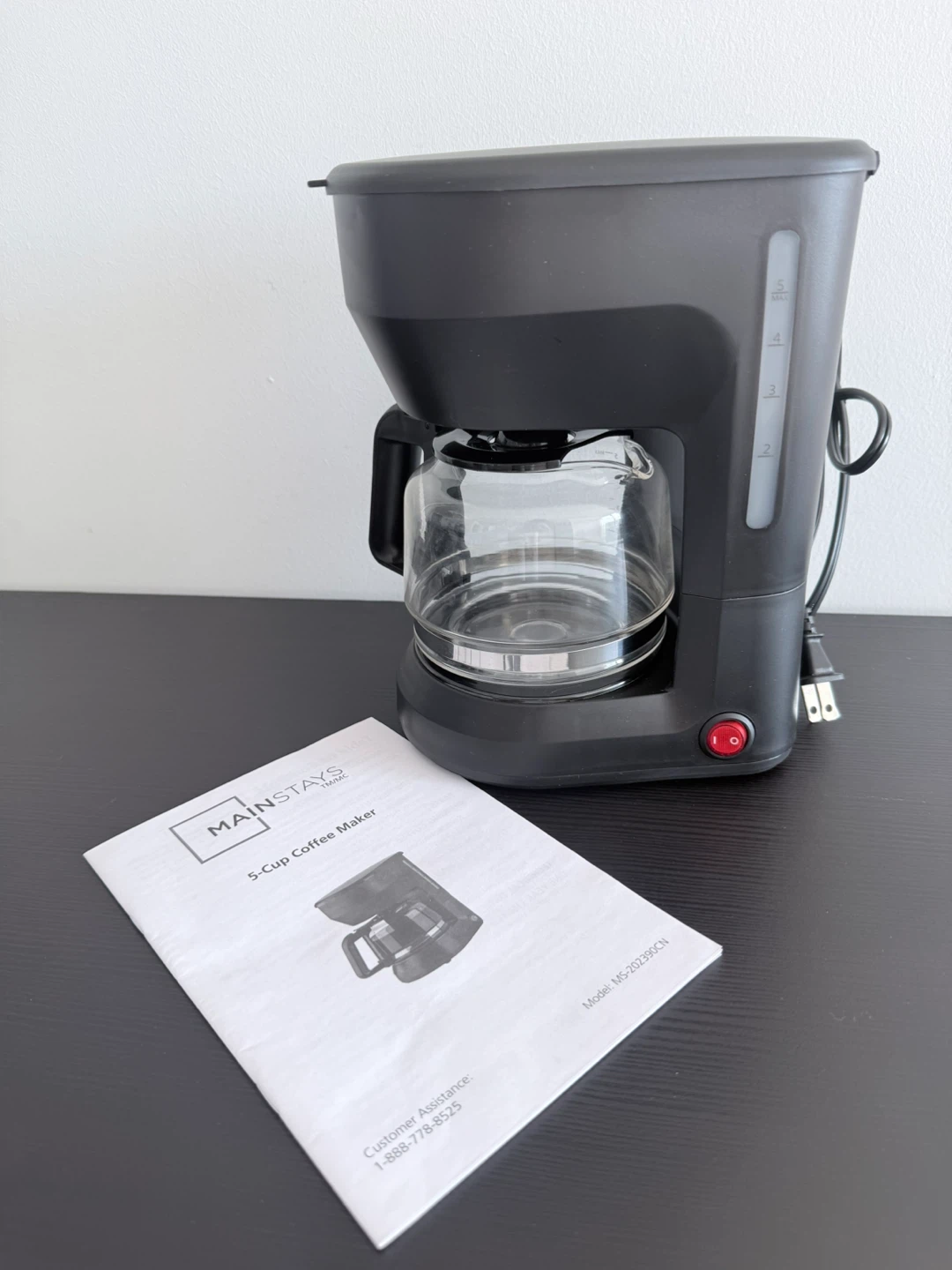 Mainstays 5-Cup Coffee Maker - photo 3