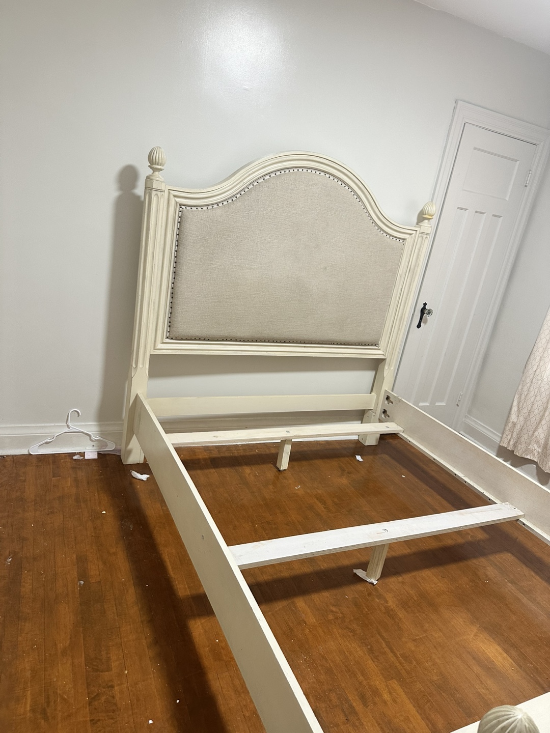 Cream Upholstered Bed Frame - photo 5