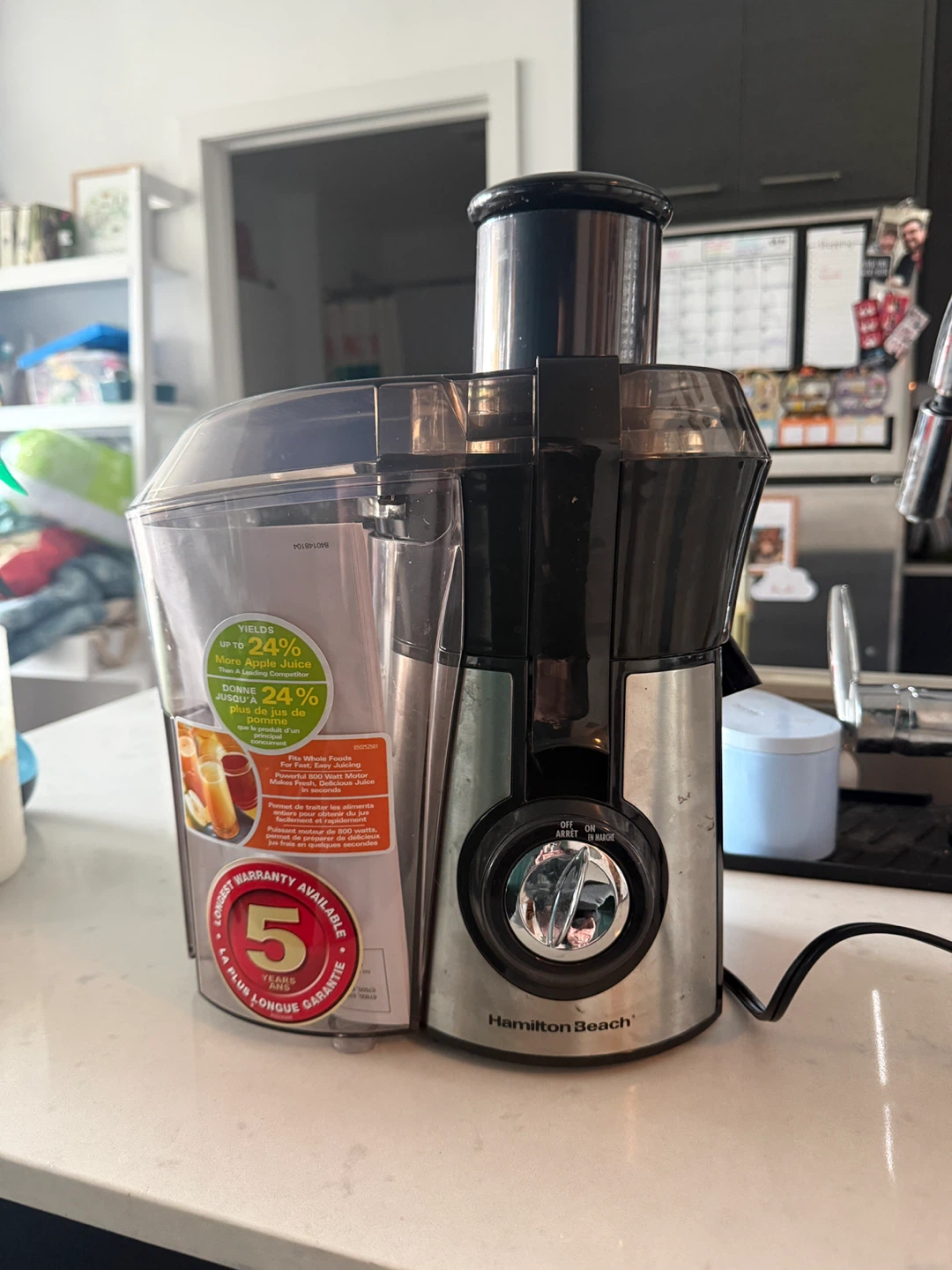 Hamilton Beach “Big Mouth” Juicer - photo 2