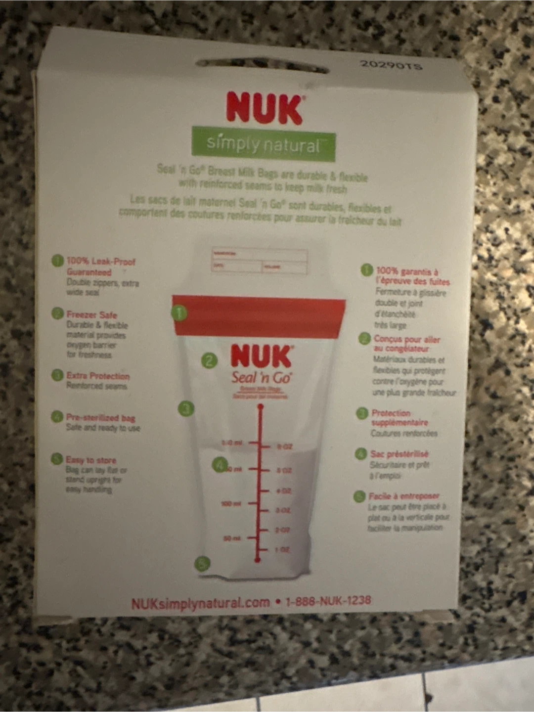 NUK Seal 'n Go Breast Milk Storage Bags - photo 2