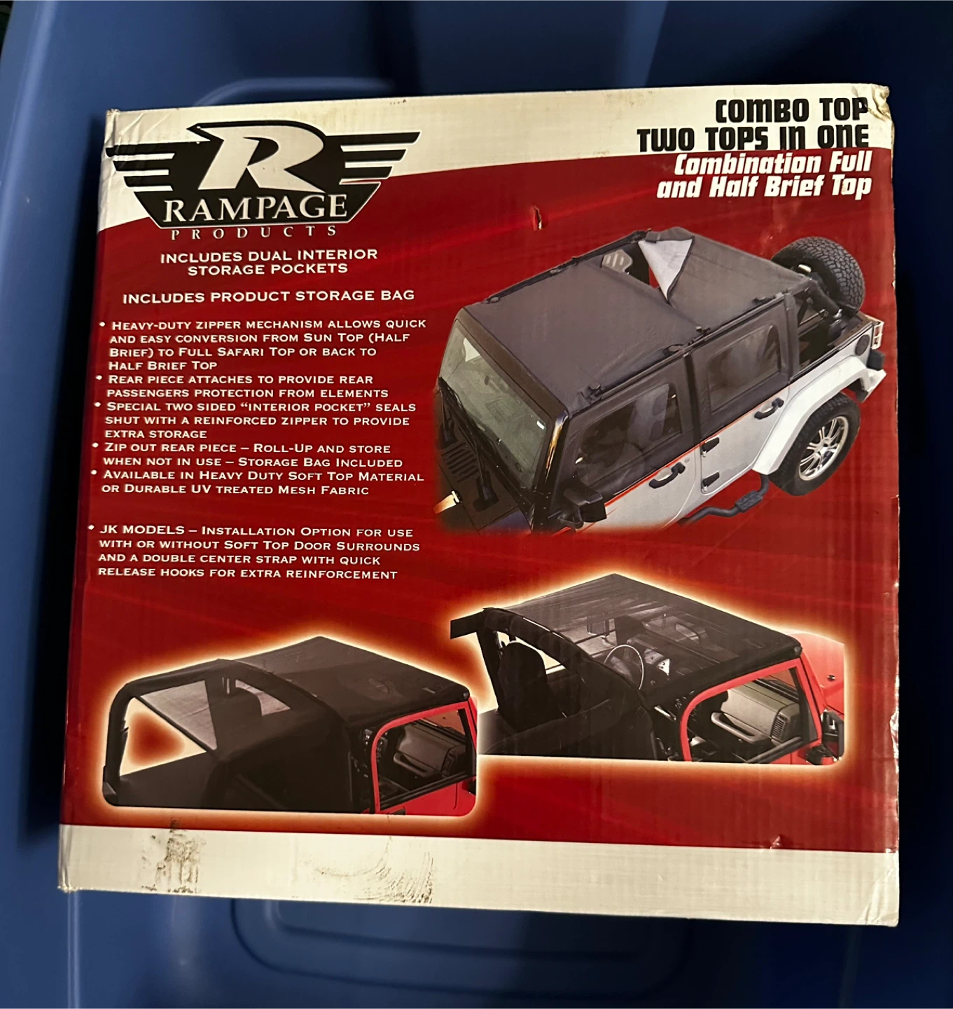 Rampage Products Combo Top for Jeep Wrangler Unlimited - photo 5