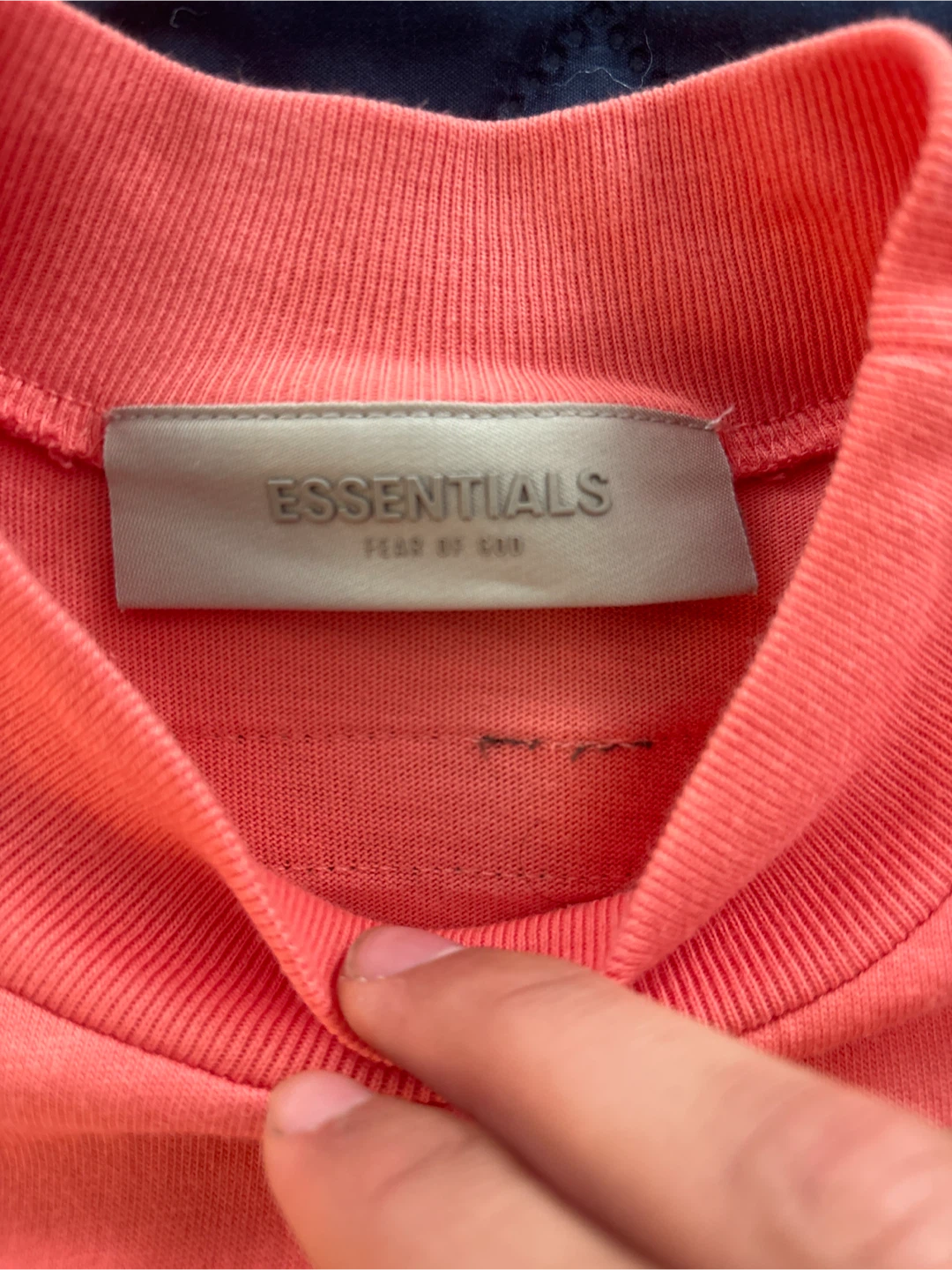Fear of God Essentials T-Shirt Salmon Pink - photo 2