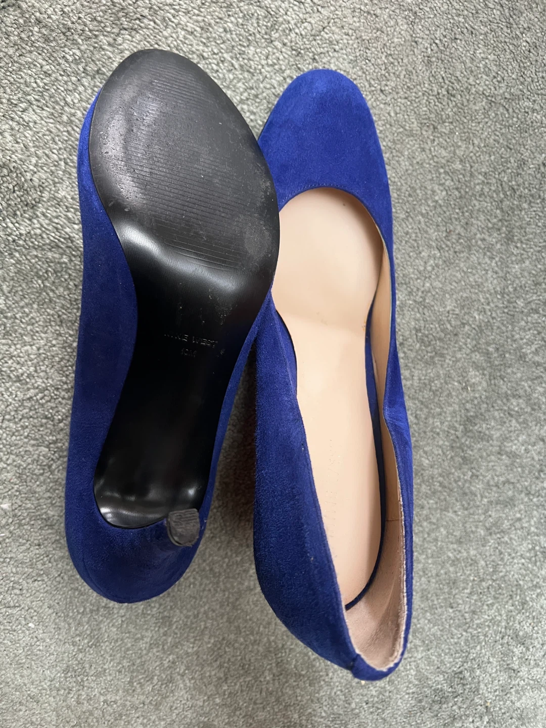 Nine West Blue Suede Pumps size 10 M. - photo 3