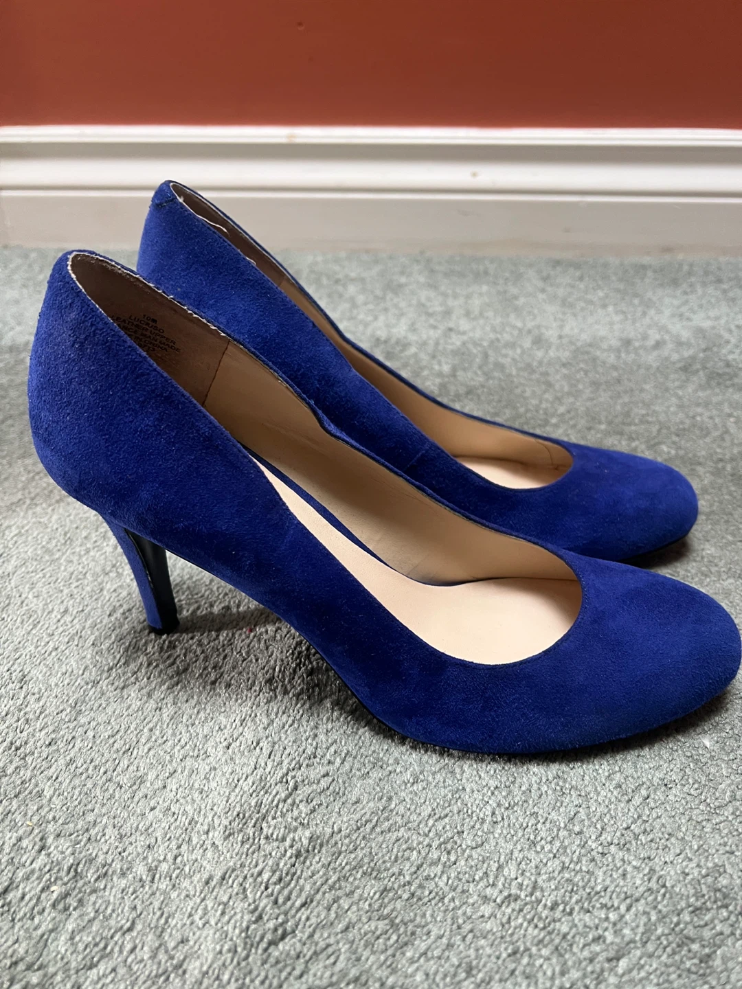 Nine West Blue Suede Pumps size 10 M. - photo 2