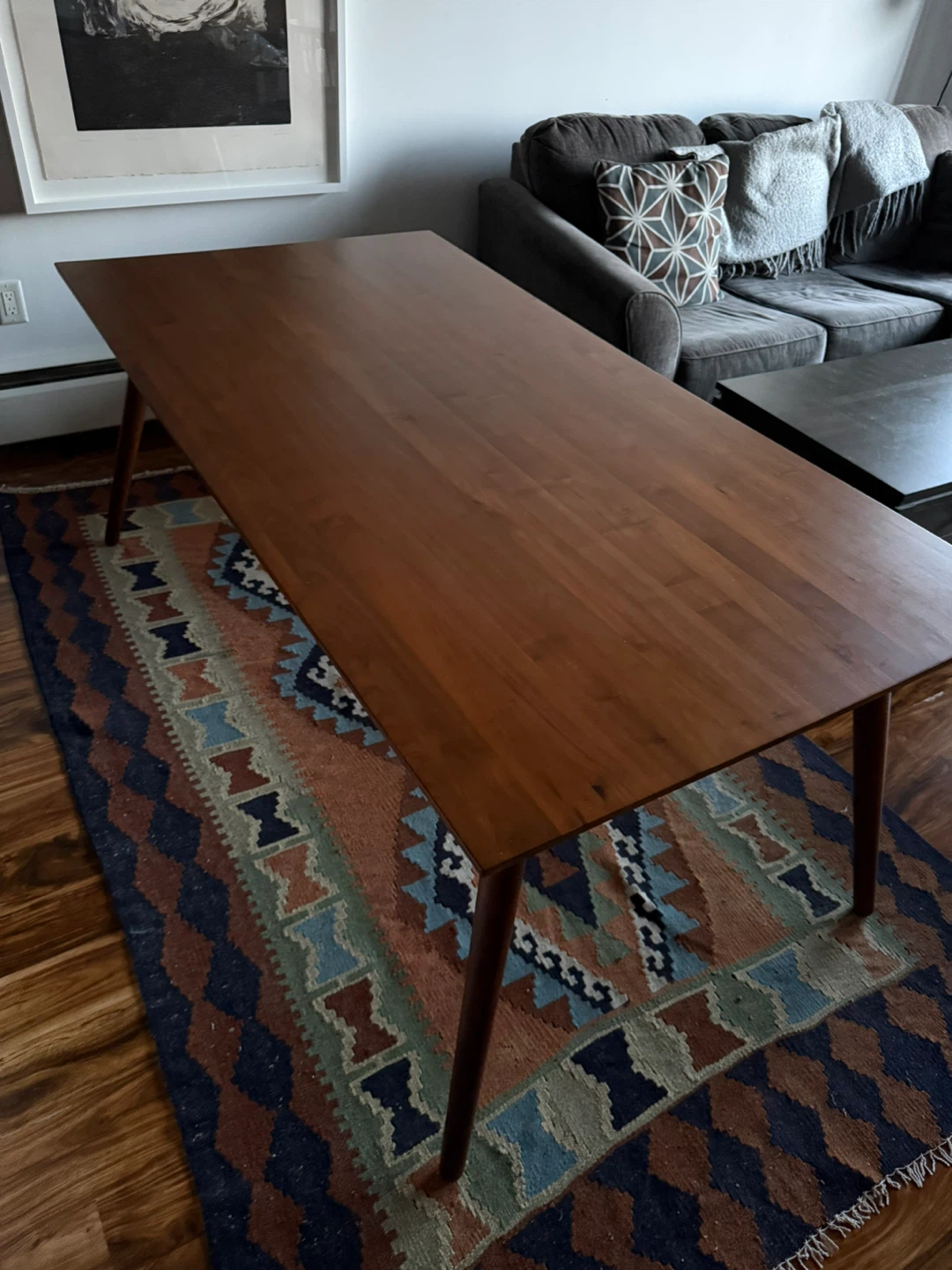 Solid Wood Dining Table - photo 2