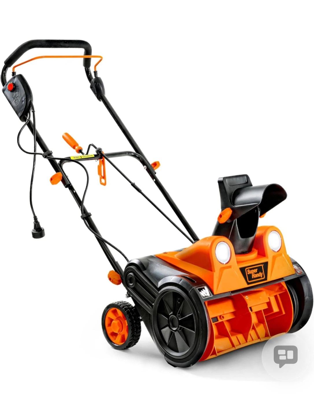 Super Handy 120V Electric Snow Thrower - 18 Inch Clearing Width