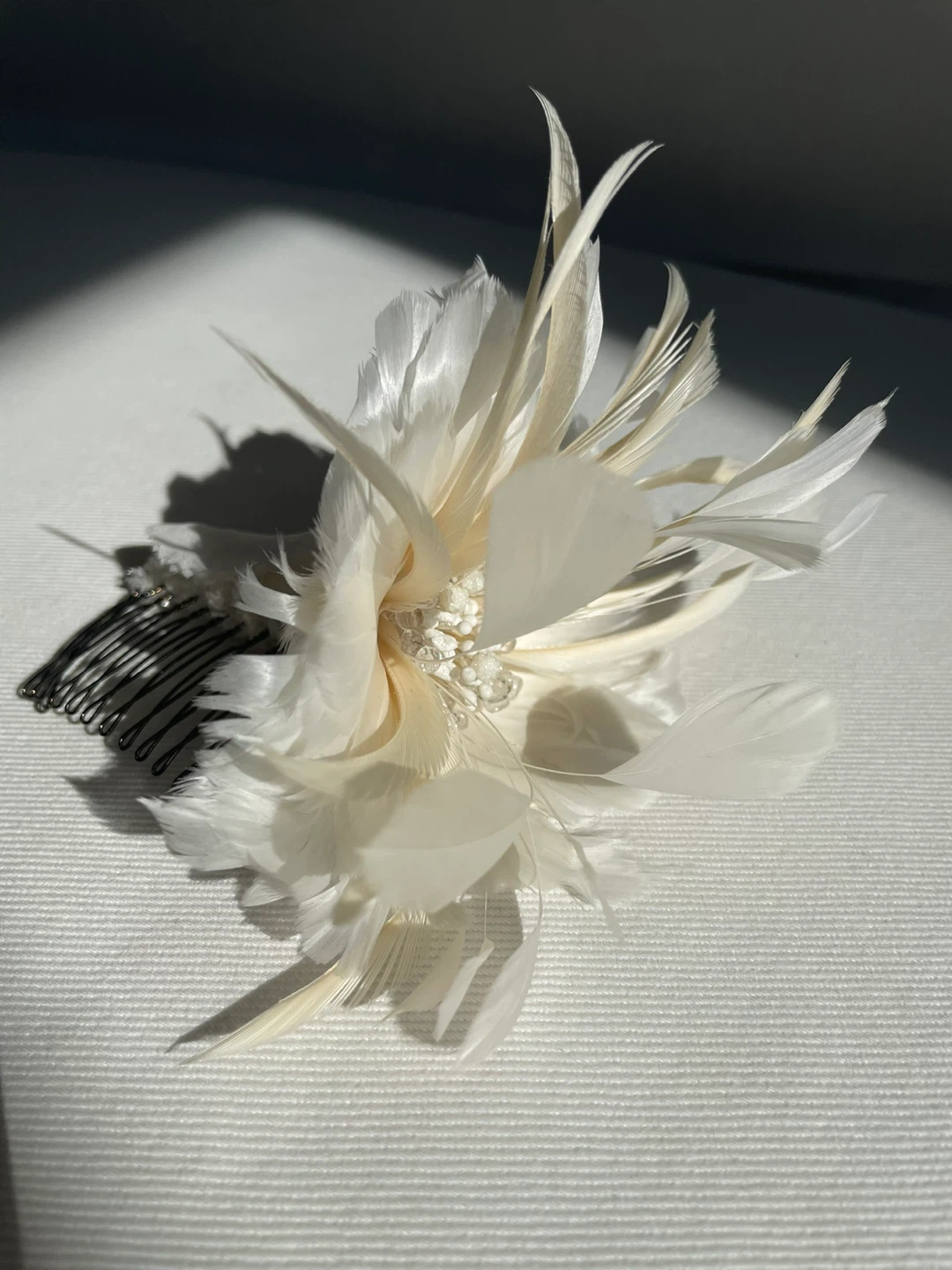 Feather Floral Hair piece - photo 5