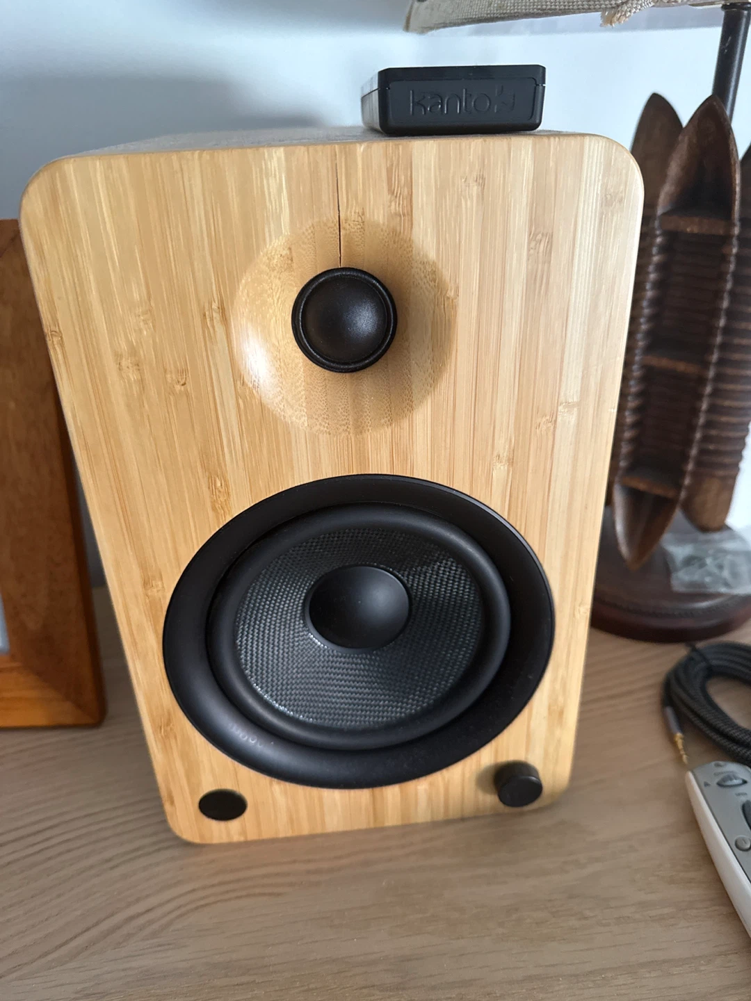 Kanto YU6 Powered Speaker System - Bamboo