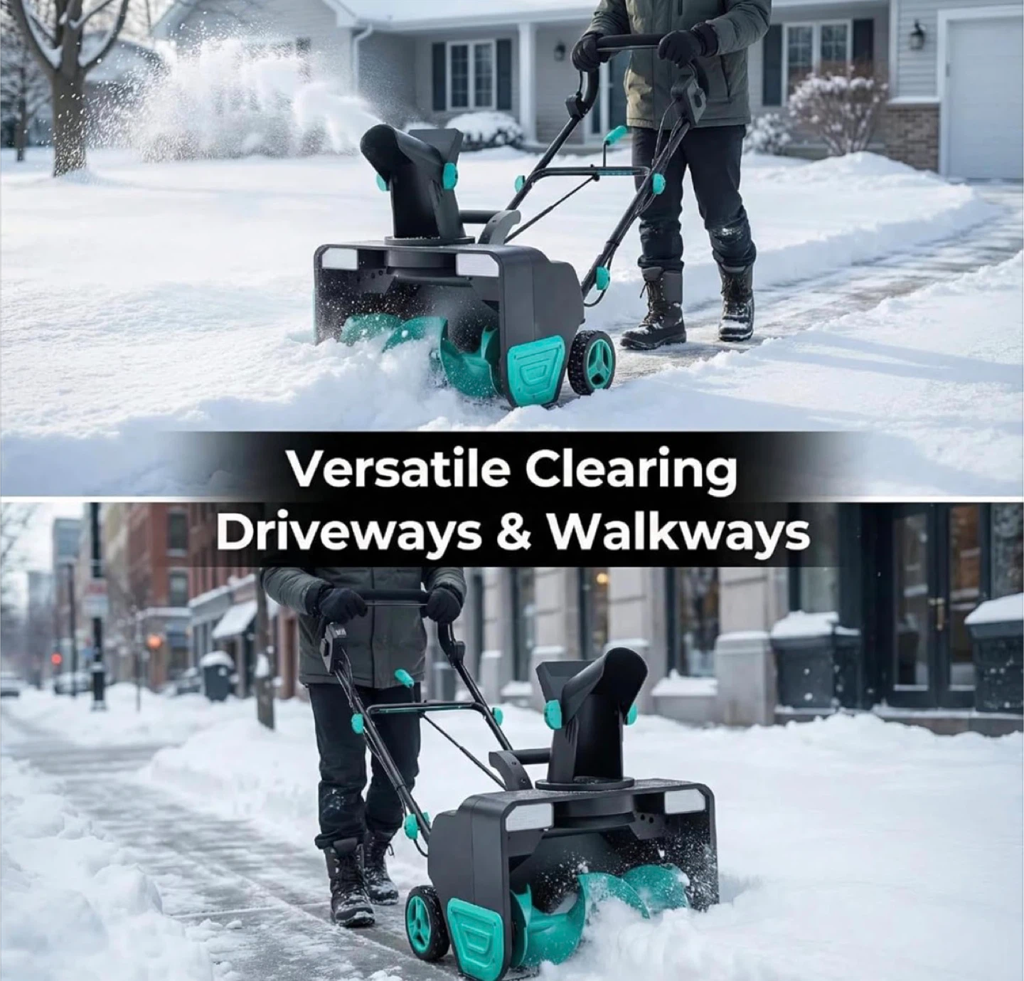 Electric Snow Blower - 20" Clearing Width - photo 4