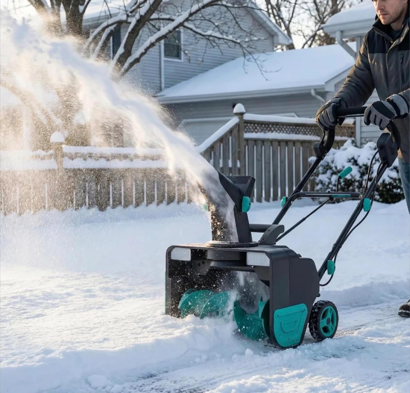 Electric Snow Blower - 20" Clearing Width