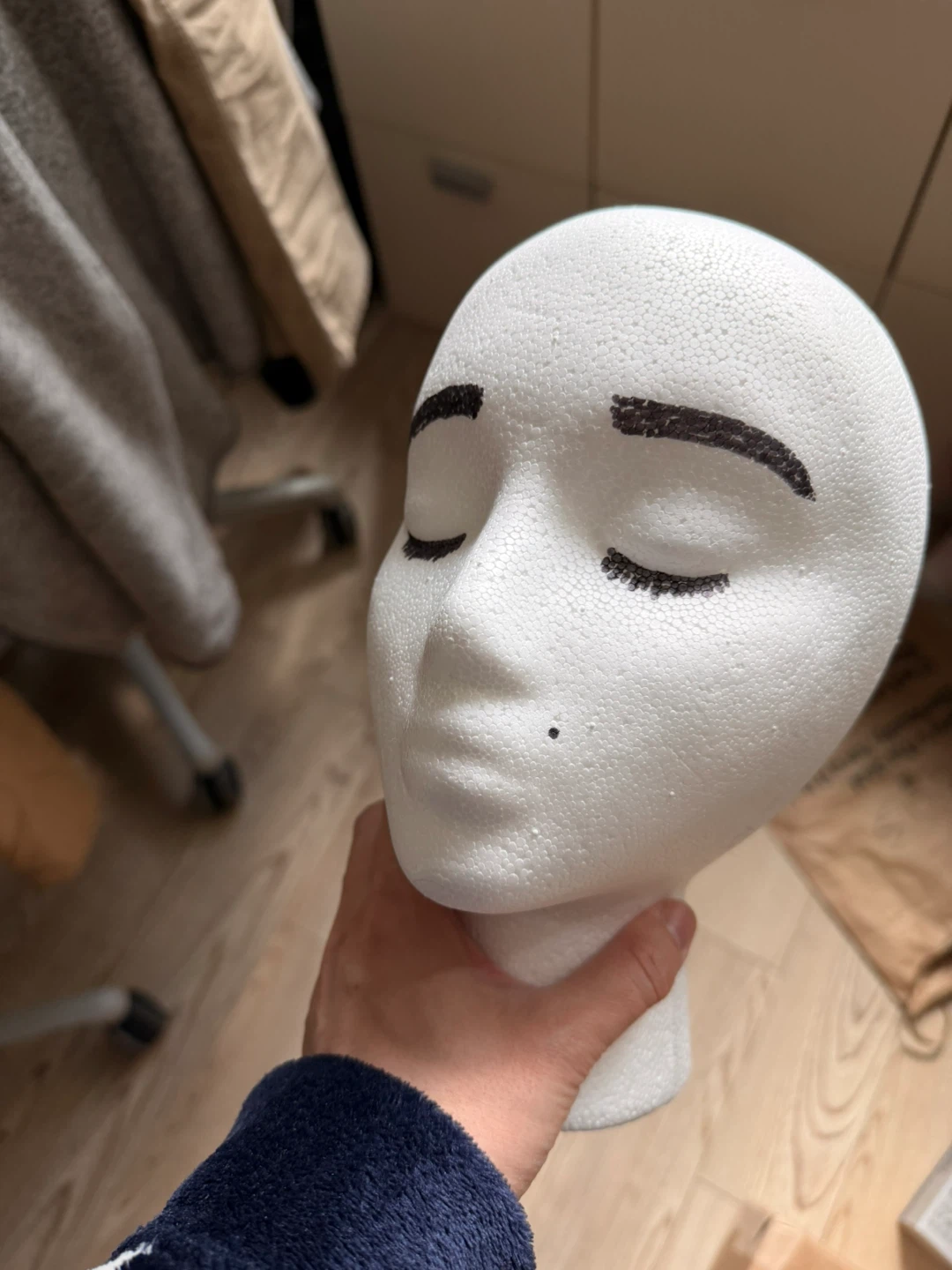 Styrofoam Mannequin Head for Display - photo 2