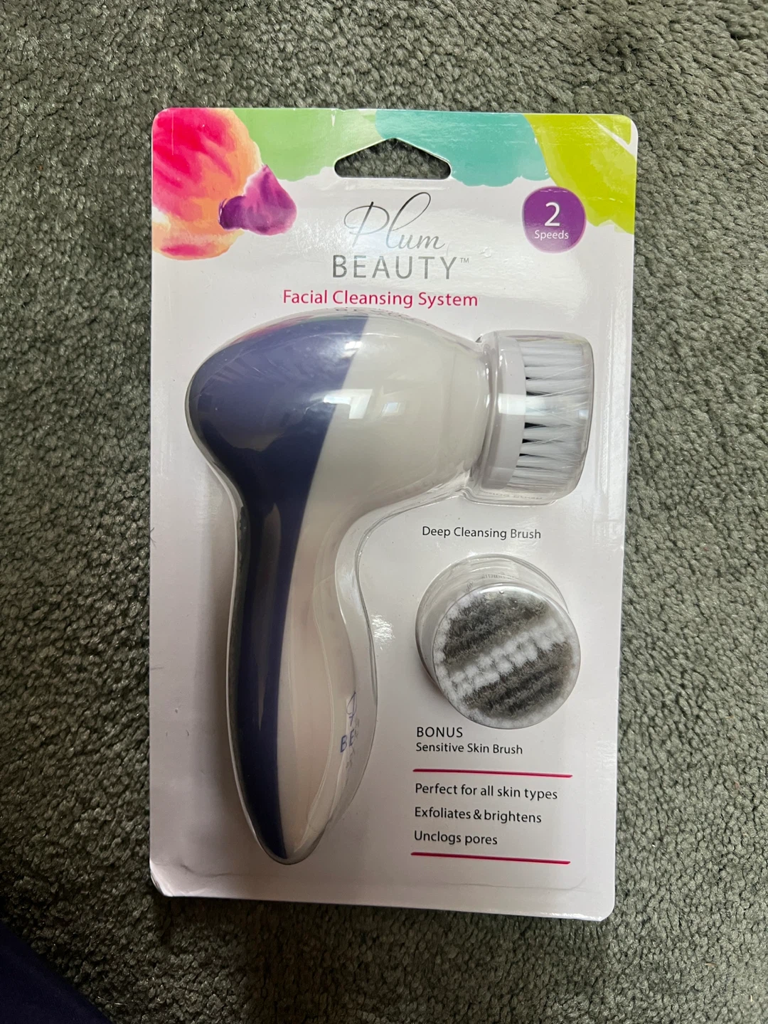 Plum Beauty Facial Cleansing System with Bonus Brush