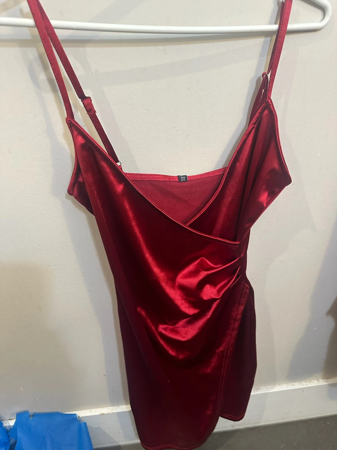 Zaful Red Satin Slip Dress Size US 4 - photo 3