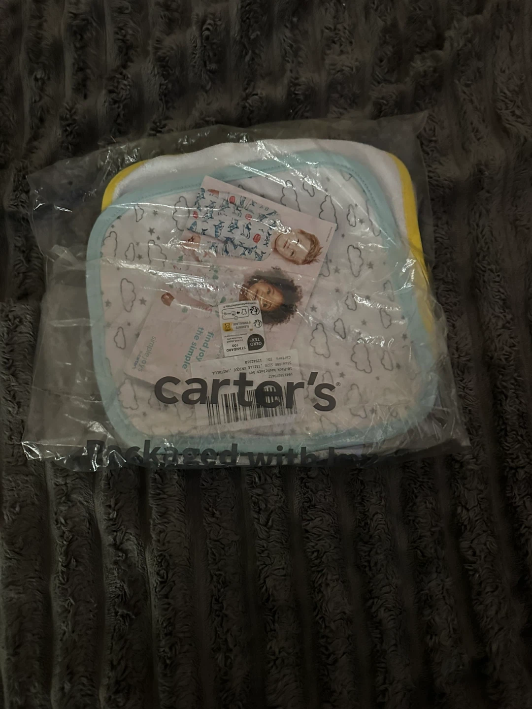Carter's Baby Washcloths Set - 5 Pack