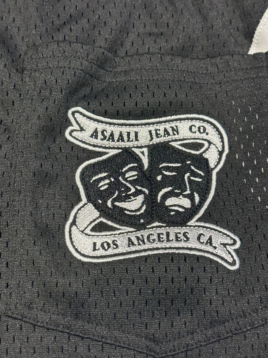 ASAALI JEAN CO. Black Mesh Basketball Shorts Size S - photo 4