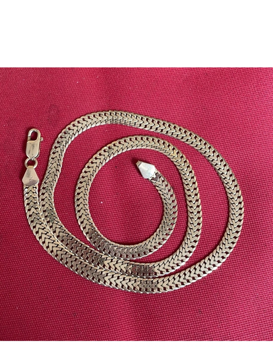 14k yellow gold men’s necklace 22” long - photo 2