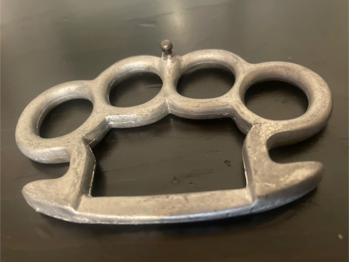 Belt buckle Metal Knuckle Duster - photo 2
