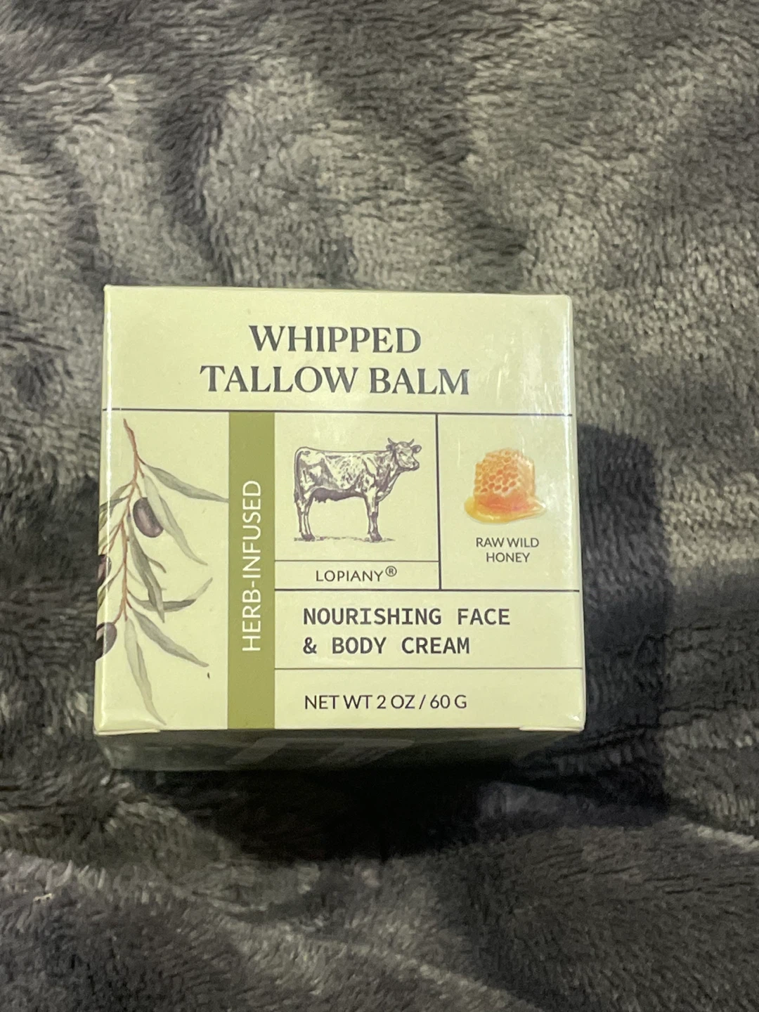 Lopianny Whipped Tallow Balm Nourishing Face & Body Cream 60g
