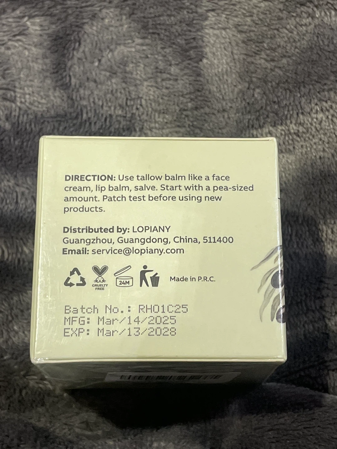 Lopianny Whipped Tallow Balm Nourishing Face & Body Cream 60g - photo 3