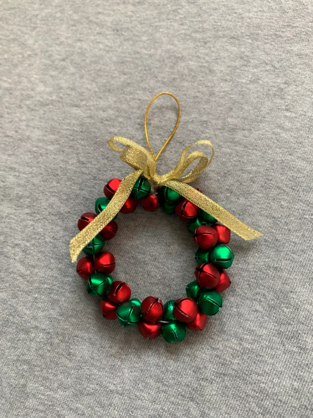 Mini Jingle Bell Wreath Ornament