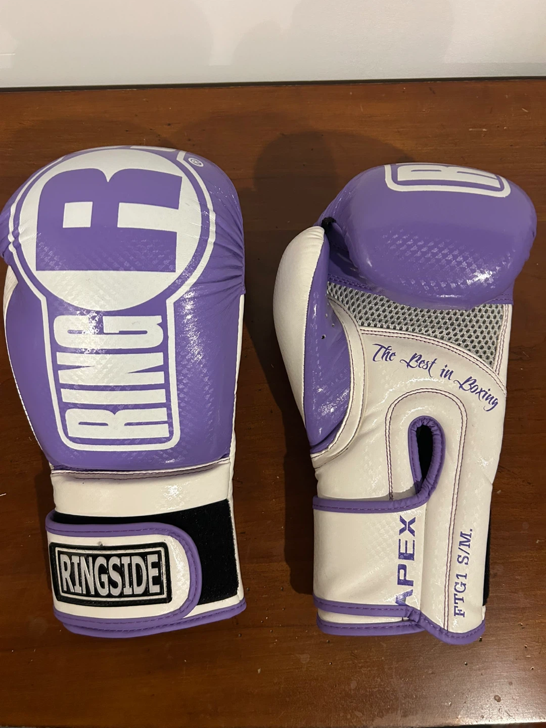 Ringside Apex Boxing Gloves S/M 8oz Purple - photo 2