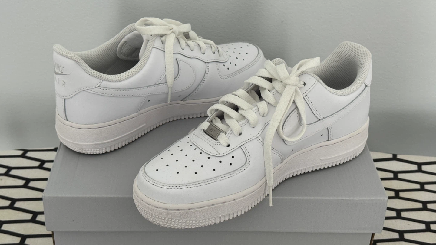 Nike Women's Air Force 1 White - Size 8