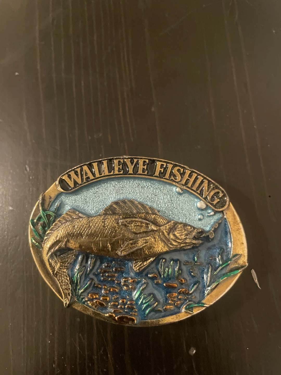 Walleye Fishing Belt Buckle