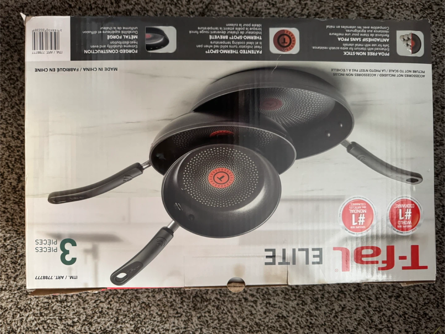 T-Fal Elite 3-Piece Cookware Set