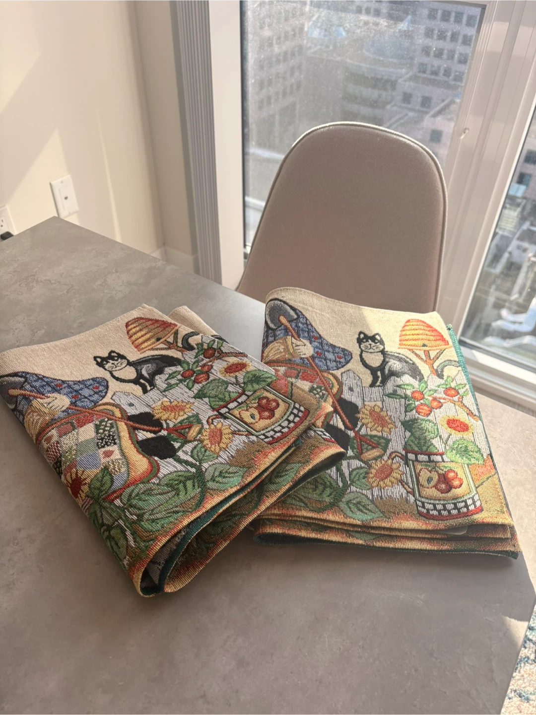 Country Patchwork Placemat Set + Table Runner (5 pcs)