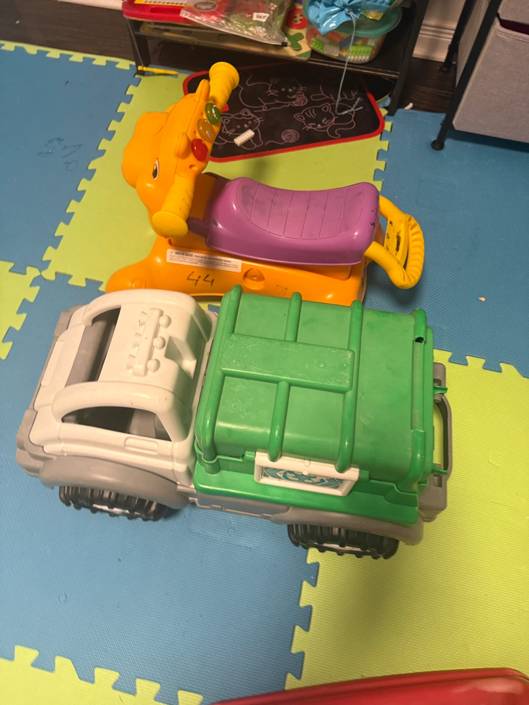 Little Tikes Ride-On Hippo and Truck Toy Set