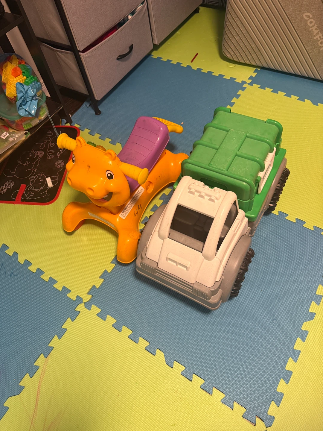 Little Tikes Ride-On Hippo and Truck Toy Set - photo 3