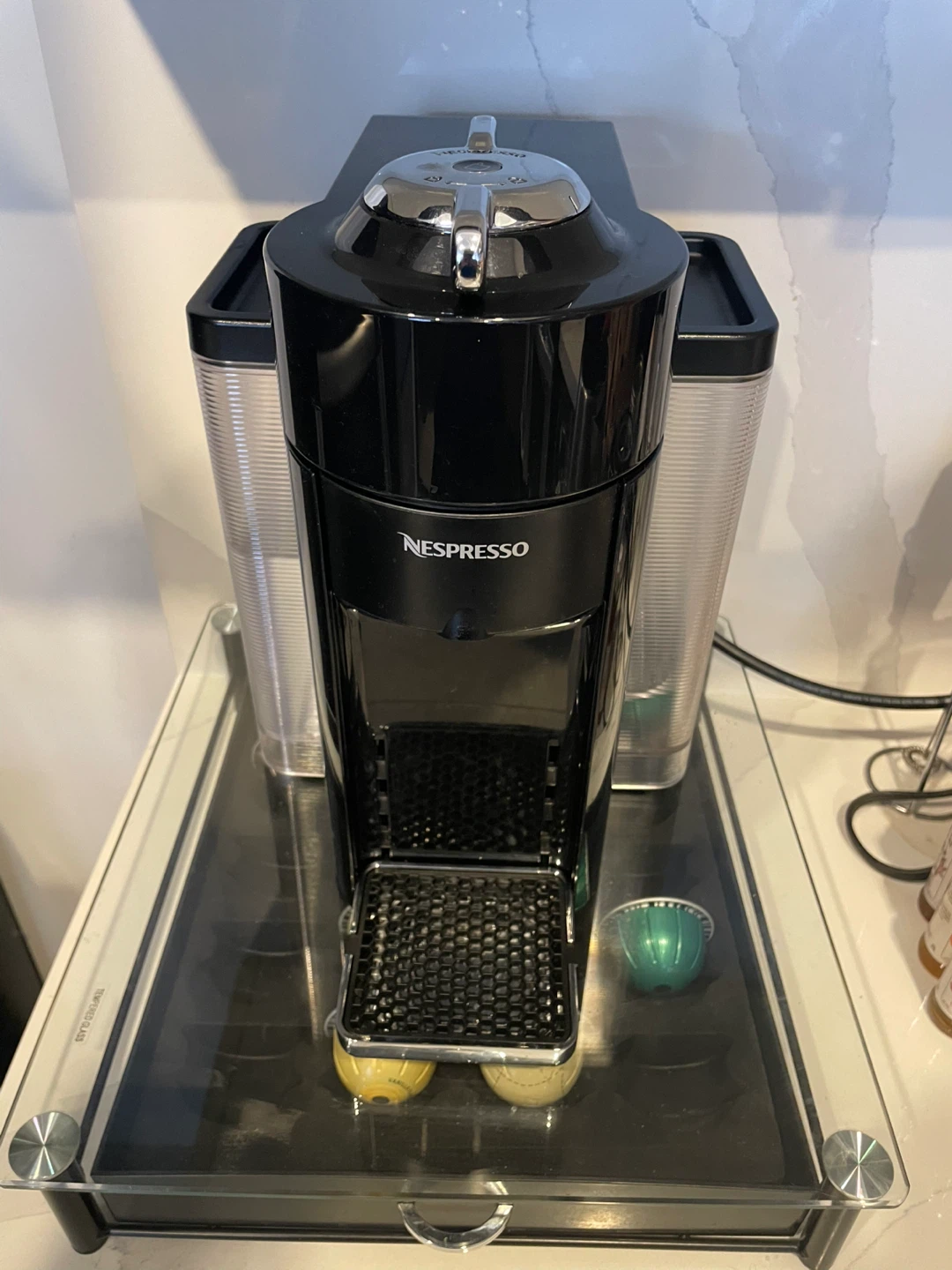 Nespresso Vertuo Coffee Machine + Pod Storage Drawer