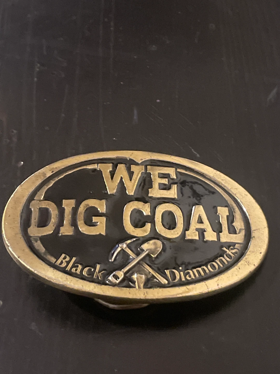 We Dig Coal Belt Buckle "Black Diamonds"