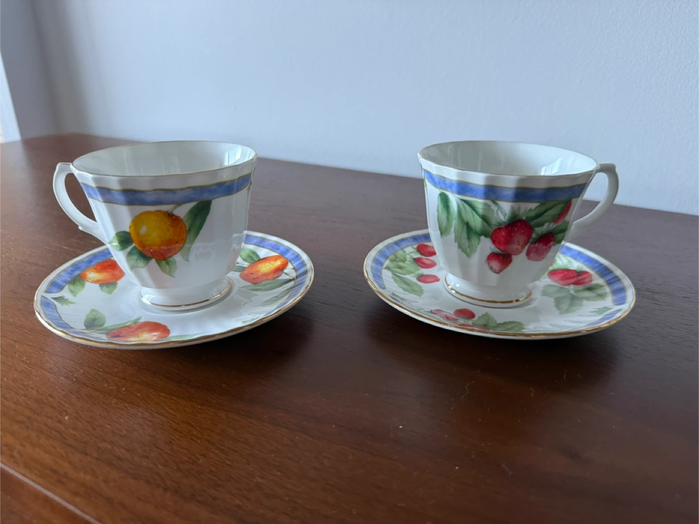 Duchess Fine Bone China Teacups and Saucers (Set of 2) - photo 2