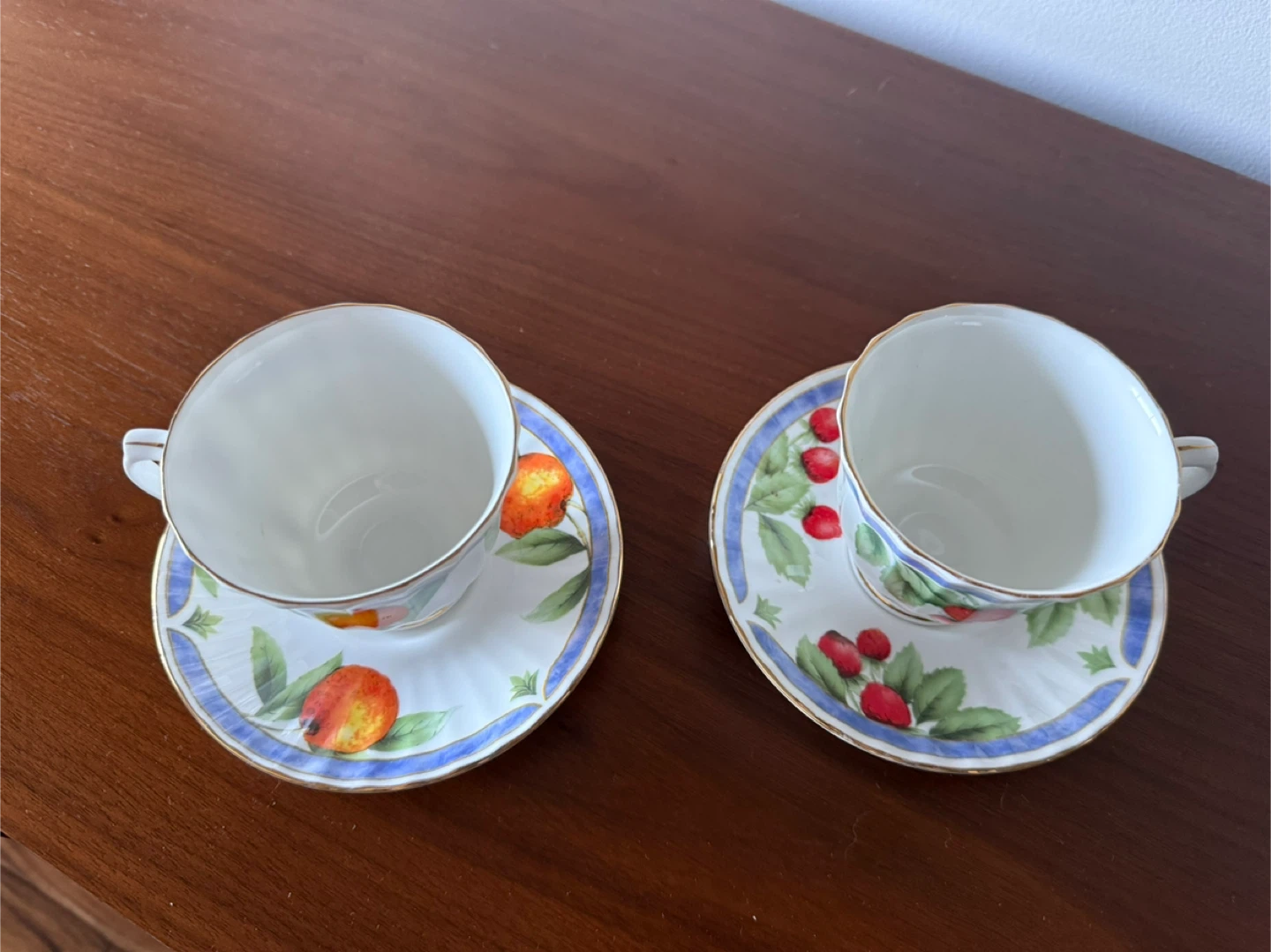 Duchess Fine Bone China Teacups and Saucers (Set of 2) - photo 3