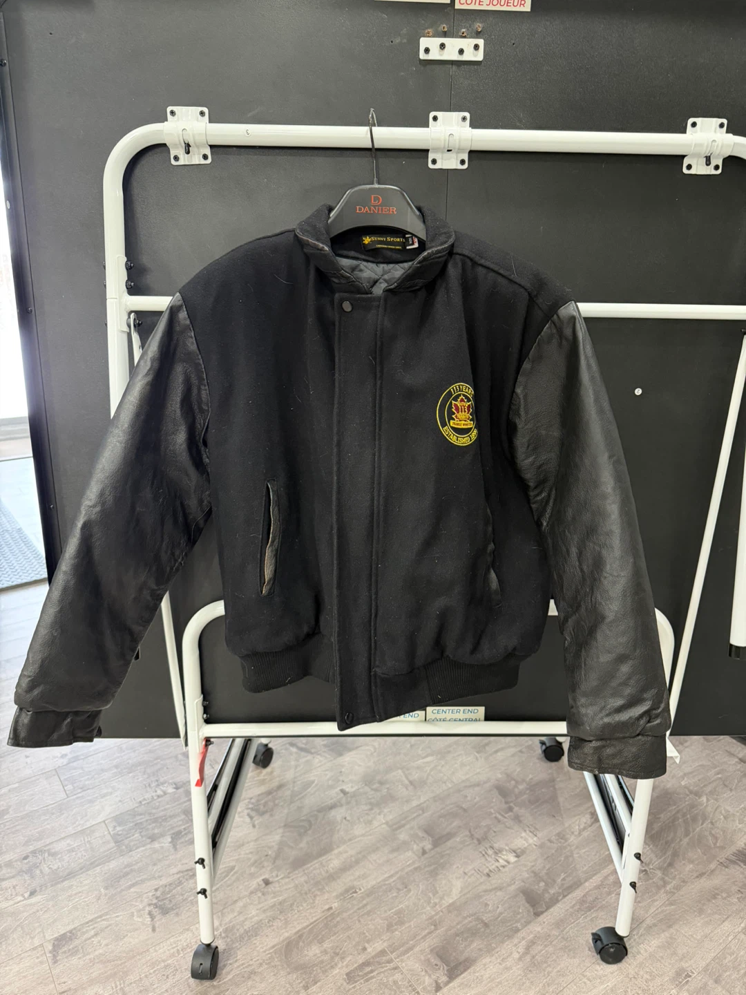 Men’s Wool & Leather Varsity Jacket