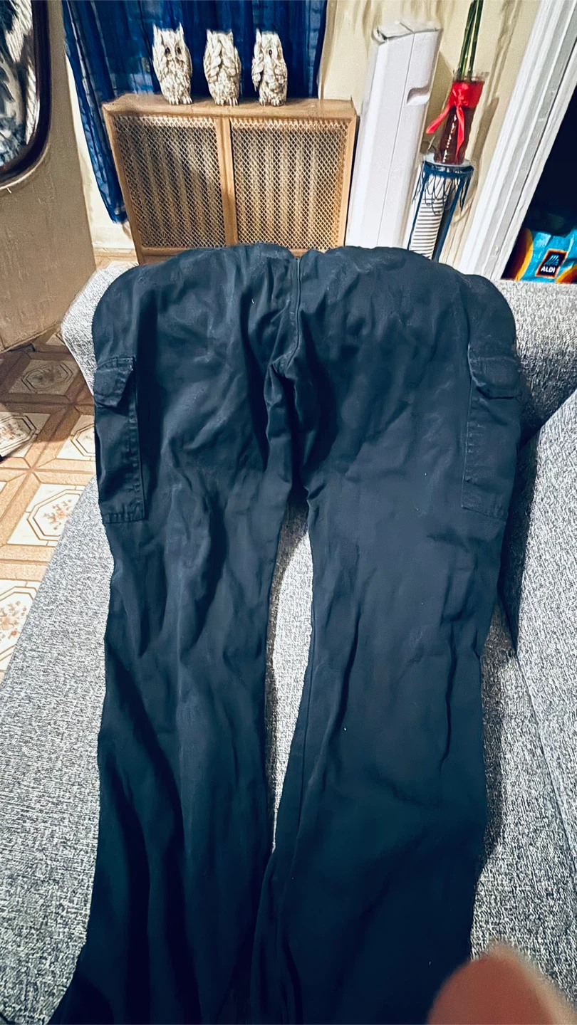 Men's Black Cargo Pants